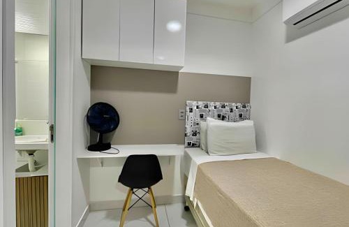 Jardim Oceania Apartment | Flat pé na areia c/vista 406B Branco Haus -MyFlats