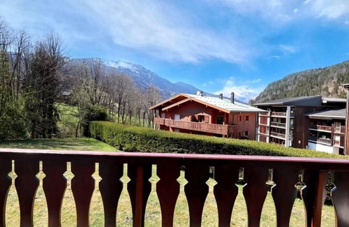 Les Houches Apartment | Floor -1, balcony, parking, television, ski locker, 29m², Les Houches