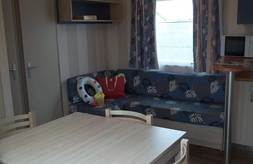 Kerroch House | Flower Camping La Pointe du Talud * - Mobile home Comfort TITANIA 30m2 - 3 bedrooms + semi-covered terrace 15m2 6 people