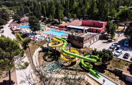 Villecroze House | Flower Camping Les Cadenières * - Mobil home Comfort without air conditioning 18m2 1Ch. 2/4P 4 persons