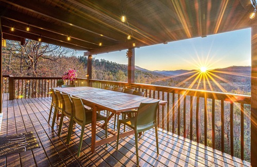 Marion Cabin | Foliage Views! Hot Tub, Game Room, Movie Theater, Fire Pit
