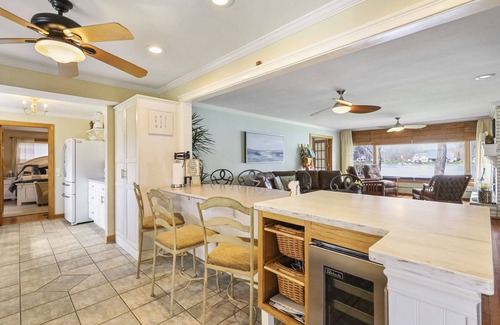 McHenry House | Fox River/Chain of Lakes Waterfront Home with Hot Tub