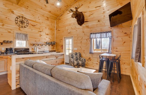 East Fultonham Cabin | 'Friends & Family' Rental Cabin w/Hot Tub!