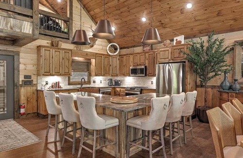 Blue Ridge Cabin | Friends in High Places - Pet Friendly | Water Views | 4 King Bedroom Suites with Fireplaces