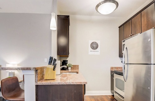 Cole-Noble District Apartment | Frontdesk | Studio by Indianapolis Motor Speedway