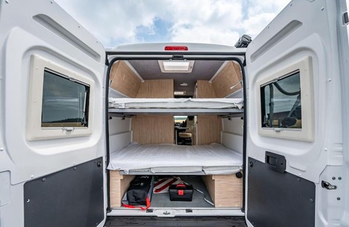 Tuchomerice Boat Rental | Full size adventure packed into compact van