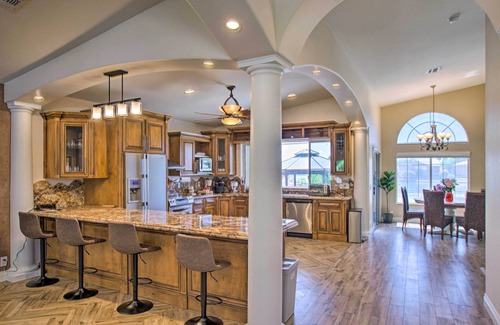 Arrowhead Lakes House | Furnished Lake Home w/Heated Pool, Hot Tub & Fishing off Dock