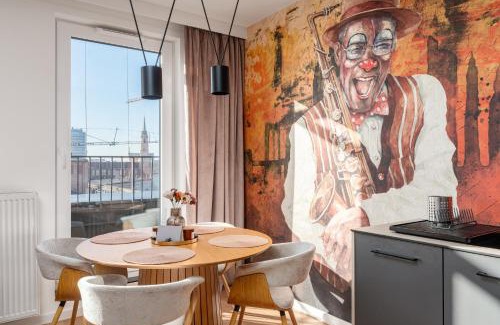Lodz Apartment | Fuzja Jazz - parking, klimatyzacja by FuzjaAparts