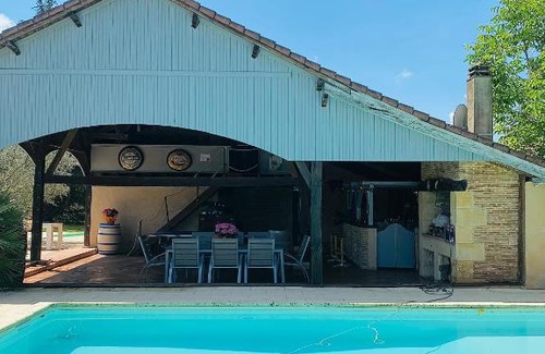 Lamonzie-Saint-Martin House | Gîte d'exception tout confort, piscine et aménagements loisirs uniques - 6 chambres !