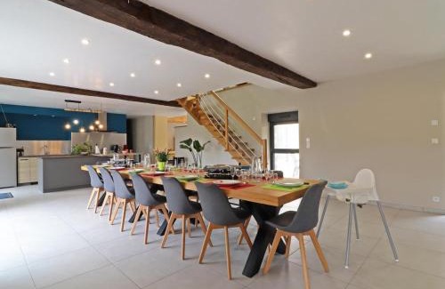 La Chapelle d'Audaine House | Gîte familial spacieux avec sauna privatif et jardin sécurisé - FR-1-497-136