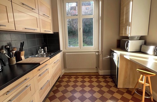 Munster Apartment | Gîte in Maison de Maître, large terrace with view, 3 bedrooms, sleeps 6