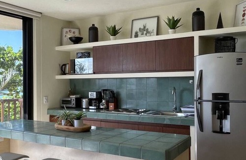 Isla Holbox Apartment | Garden 2BR Apt Steps from the Beach w/Pool View
