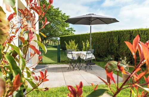 Vaucelles Condo | Garden-level studio with parking 5 minutes from the historic center of Bayeux