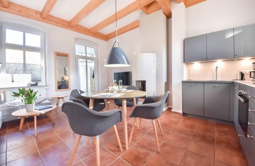 Seebad Bansin Apartment | Gartenhaus Ostseevilla 07 - Maisonette apartment with fireplace
