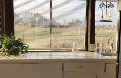 Guadalupe County Cabin | Gazebo with a view of the lake.