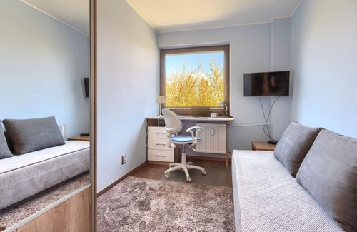 Gdansk Apartment | Gdańsk Business Apt - 50m2, Workspace, Balcony - by Rentujemy