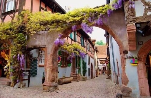 Riquewihr Apartment | Gite for 4-6 people Alsatian house in the center of Riquewihr