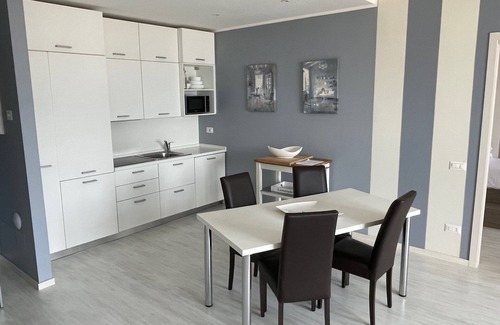 Stresa Apartment | Giulia apt in Stresa, superb view of Lake Maggiore, balcony, A/C, garage, garden