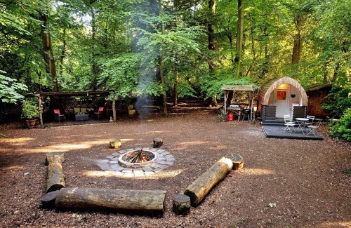 Penwood Ski Chalet | Glamping Pod in Newbury near Highclere Castle