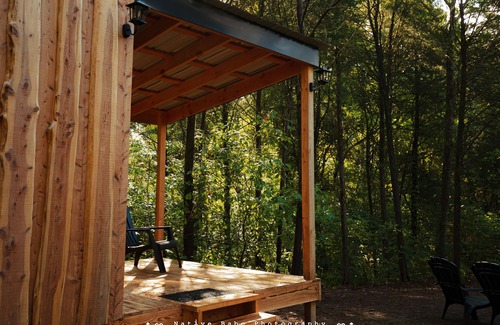Mohawk Cabin | GlampVentures "Cedar Suncatcher" @river/lake near Smoky Mtns