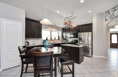 Houston House | Go see SHEN YUN, Tulum theme getaway, Turo Escalade available to RSVP. JACUZZI