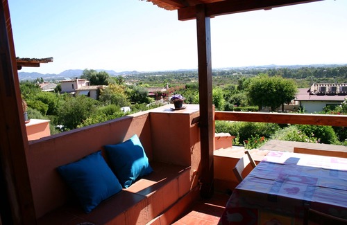 Is Molas House | Golf holiday home surrounded by greenery and sea view terrace