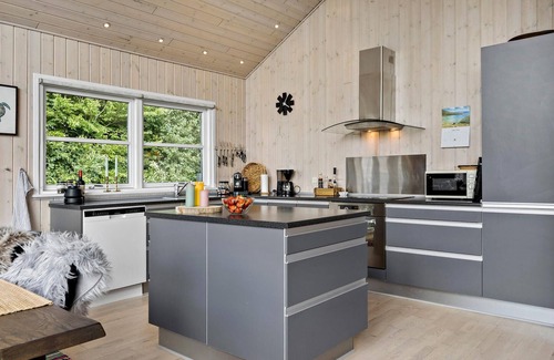 Skaven Strand House | Gorgeous home in Tarm with kitchen