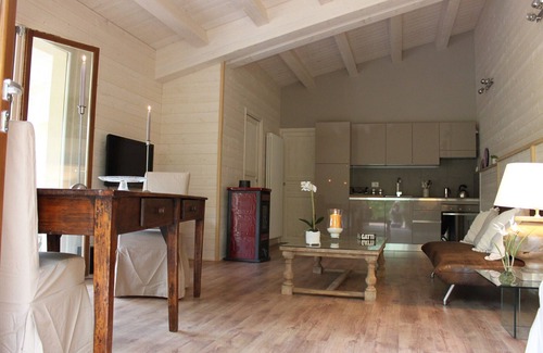 Spoleto Apartment | Gorgeous loft with high ceilings, wooden interiors and panoramic terrace, pool