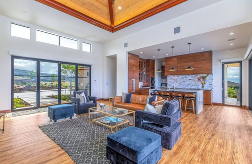 Kamuela House | Gorgeous Newly-Built Ranch Home w/Panoramic Ocean Views