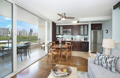 Waikiki Condo | Gorgeous partial Ocean View in the Heart of Waikiki! FREE Parking & Wi-Fi!