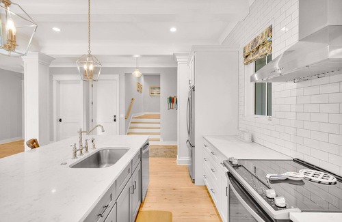 Lawton Woods House | Gorgeous Sea Pines home with a saltwater pool and pet-friendly!