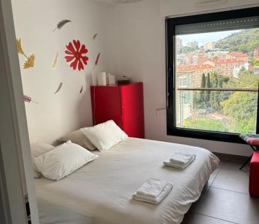 Beausoleil Apartment | Grand 3 pièces avec terrasse vue mer tout confort