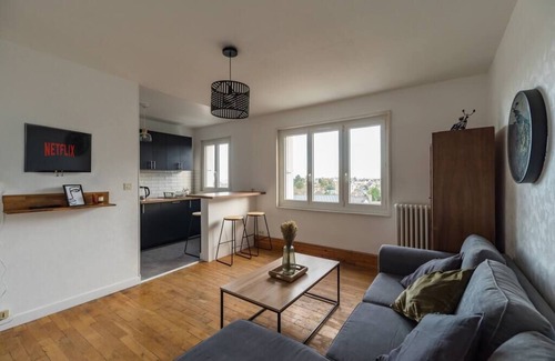 Saint-Brieuc Apartment | Grand Appartement Quartier Historique Saint-michel