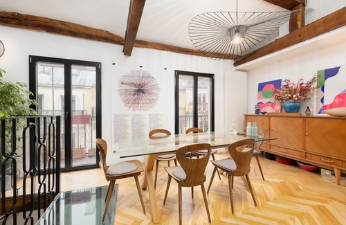 Saint-Vincent-de-Paul Apartment | Grand Duplex Familial Comme une Maison à Paris! Balcon Paysager, Coeur du 9eme