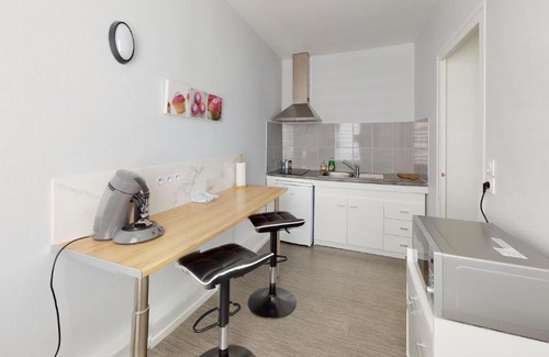 Anatole France Danton Apartment | Grand studio hypercentre - proche plage & gare