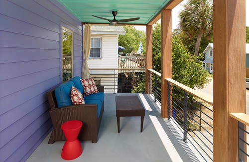 Folly Beach Apartment | Great location, super cute & spacious Folly Vacation Apt B