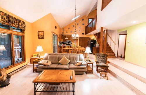 Bushkill House | GreatRoom, soaring ceilings, window walls,F/Place Just what you are looking for.
