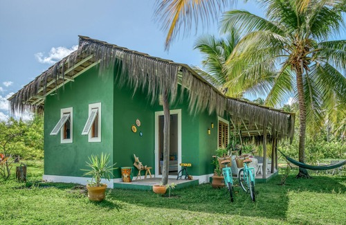 Porto de Pedras House | Green Bungalow Recanto Uaná - 280m from Tatuamunha beach