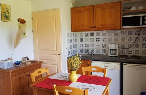 La Joue du Loup Apartment | Ground floor, view mountain, terrace, parking, tv, ski locker, 25m², La Joue du Loup