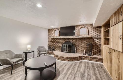 Arvada House | Guest Suite With A Pool A Hot Tub And A Fireplace In Arvada