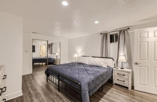 Arvada House | Guest Suite With A Pool A Hot Tub And A Fireplace In Arvada