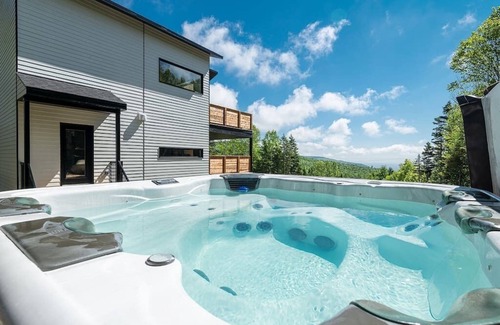 Saint-Joseph-de-la-Rive Ski Chalet | Hôtel à la maison - Le Visionnaire, spa et vue
