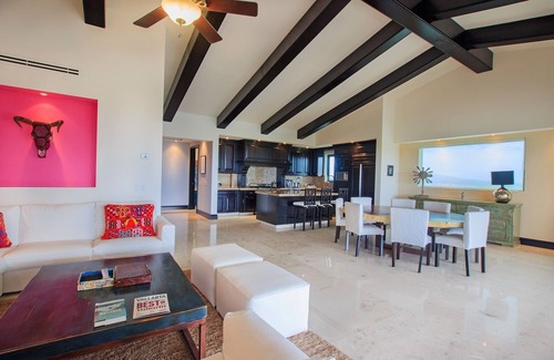 Punta de Mita Condo | Hacienda de Mita Ocean View Penthouse, Golf Cart, Maid, Premier Golf Membership