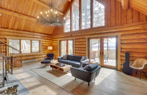 Whitefish House | Hand-Crafted Cabin with Whitefish Lake Views!