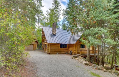 Whitefish House | Hand-Crafted Cabin with Whitefish Lake Views!