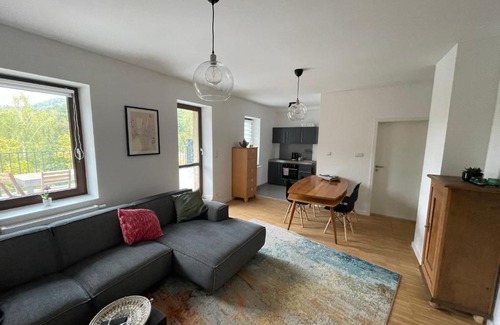 Koenigstein Apartment | Haus Charlottenburg 2, zentrumsnah mit Blick auf die Festung, mit Sauna-Option