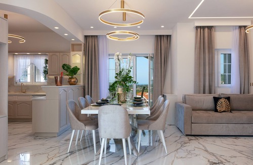 Sirili Villa | Heated pool, on-site sports field, sauna, kids pool & daily housekeeping!