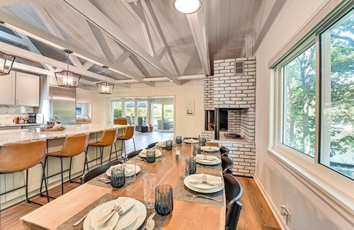 Lancaster House | Herrington Lake Retreat w/ Dock, 1 Mi to Marina!