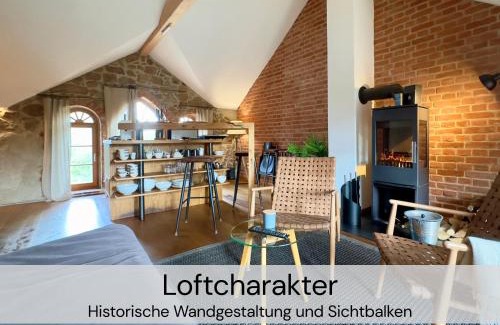 Buhlau Apartment | HexenburgbeiDresden 2 Zimmer Architektenwohnung mit eigener Sauna, Whirlwanne und Kamin - Nähe Sächsische Schweiz Dresden