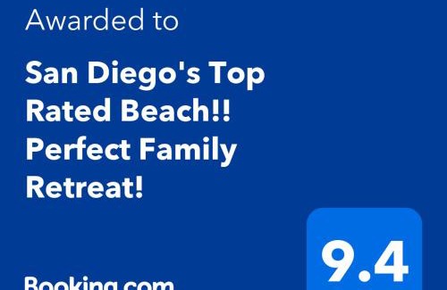 South Mission Beach House | Highly rated Best Beach! 3Bd 2Ba AC Luxury KING Beds!